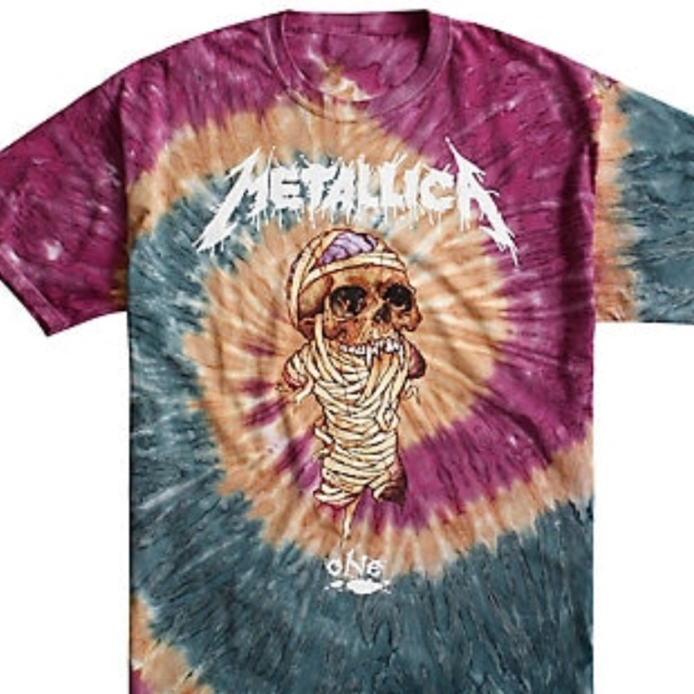 Metallica tie dye t shirt